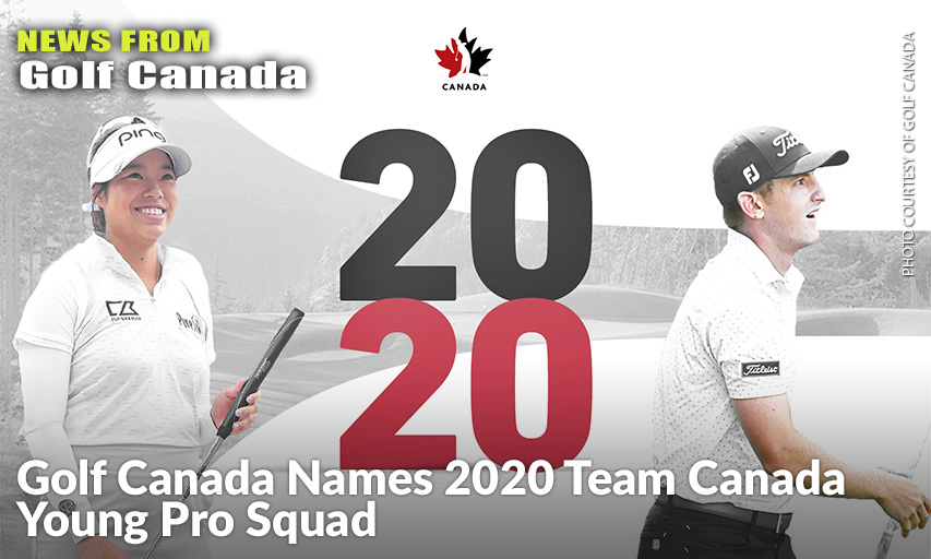 Golf Canada Names 2020 Team Canada Young Pro Squad