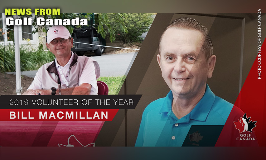 Nova Scotian Bill MacMillan Selected As Golf Canada’s Volunteer Of The Year