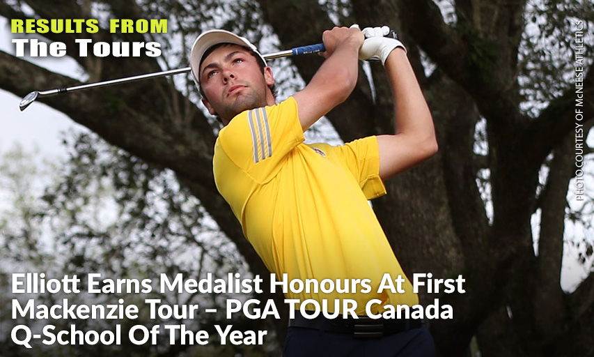 Blake Elliott Recorded A Final-Round 69 At The First Mackenzie Tour Q-School Event Of The Year. Blake Elliott