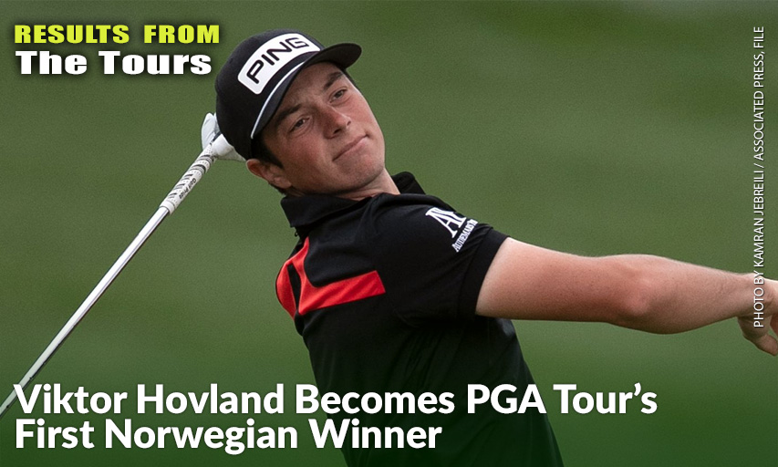 Viktor Hovland Shot A 2-Under 70 In the Final Round To Finish At 20-Under 268. Viktor Hovland