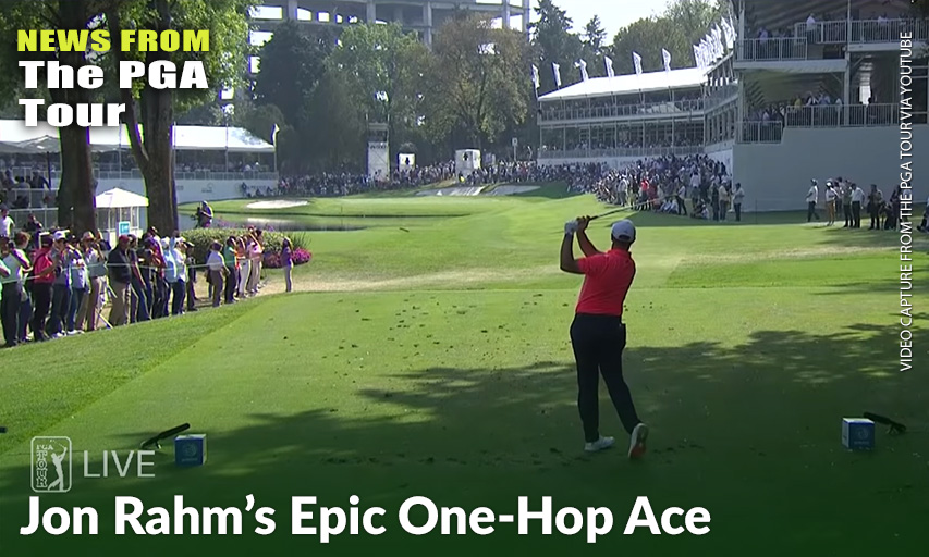 Jon Rahm Carded Nine Birdies And An Epic Ace (On His 17th Hole, No Less) To Sign For A Round Of 10-Under-Par 61. Jon Rahm hole-in-one