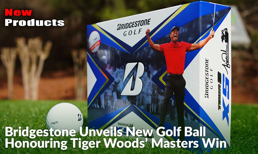 The New Bridgestone Tour B XS Tiger Woods Edition Golf Ball.
