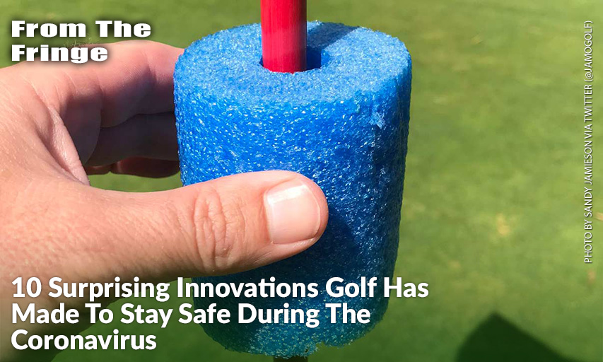 Who Knew A Pool Noodle Could Help Us Play Golf During A Pandemic?