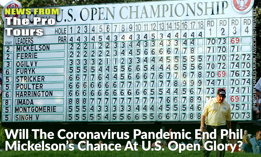 Going For His Third Straight Major Title At The 2006 U.S. Open, Phil Mickelson Led By Two After 15 Holes At Winged Foot Golf Club, But He Double-Bogeyed On The 18th To Hand The Open To Geoff Ogilvy.