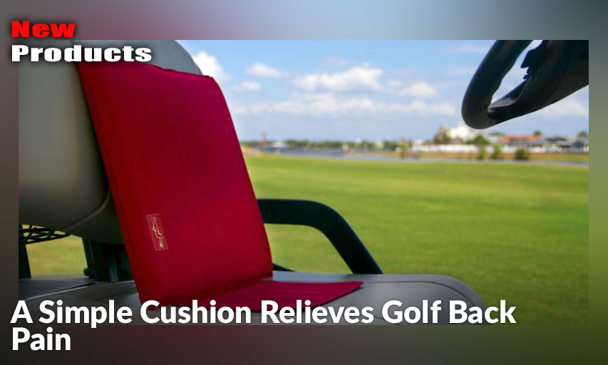 Golfers Are Using This Foldable, Easy To Carry Lumbar Support To Combat Back Pain.