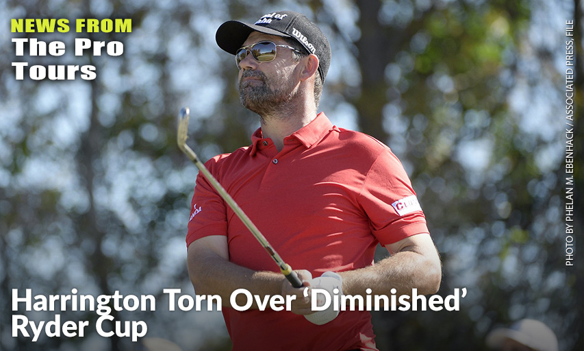 European Captain Padraig Harrington Said That Golf Might Have To ‘Take One For Sport’ And Stage The Ryder Cup Without Fans At Whistling Straits In September, Accepting That It Will Be ‘Diminished’ Because Of The Coronavirus Pandemic. Padraig Harrington