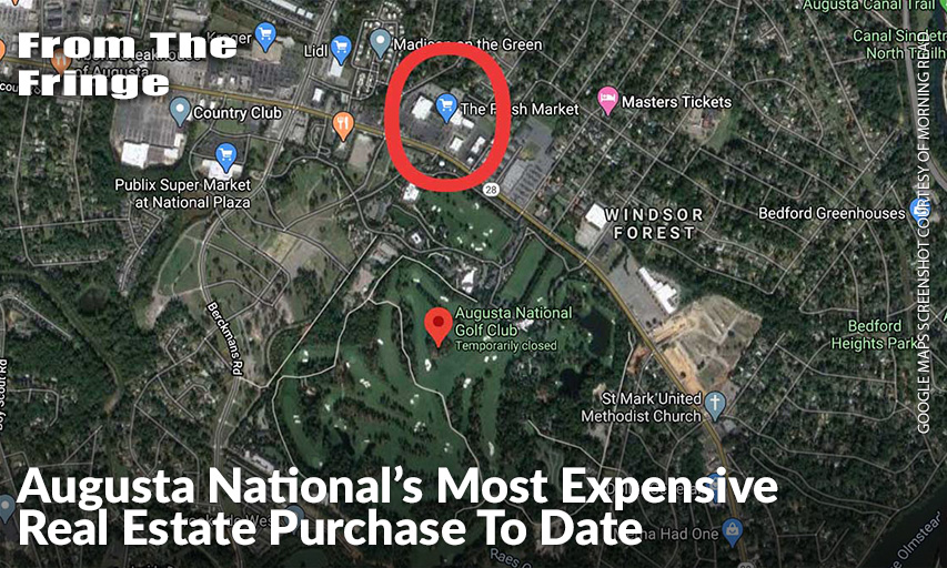 An Aerial Look At Augusta's New Purchase.