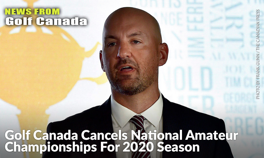 Golf Canada CEO Laurence Applebaum Speaks During A Media Event. Golf Canada CEO Laurence Applebaum
