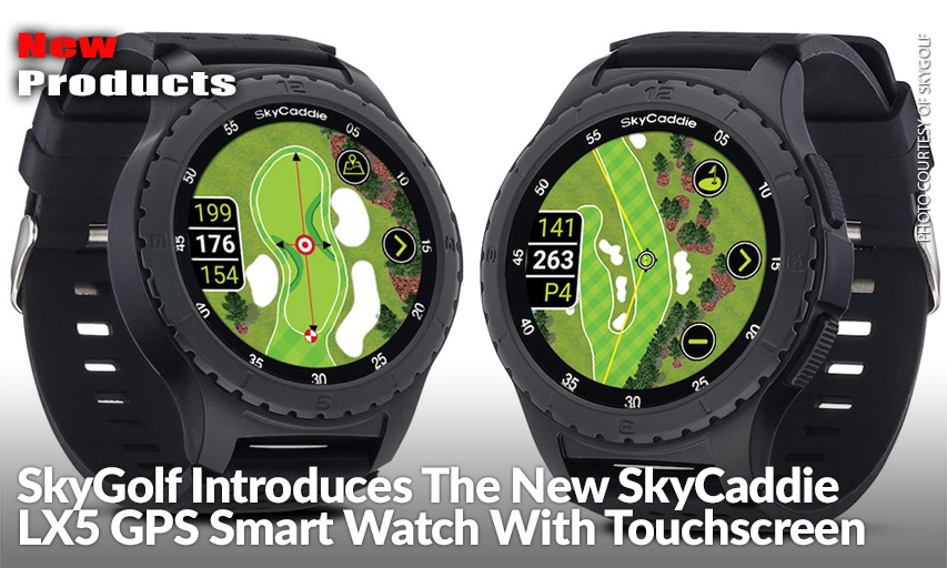 SkyCaddie LX5 GPS Smart Watch With Touchscreen