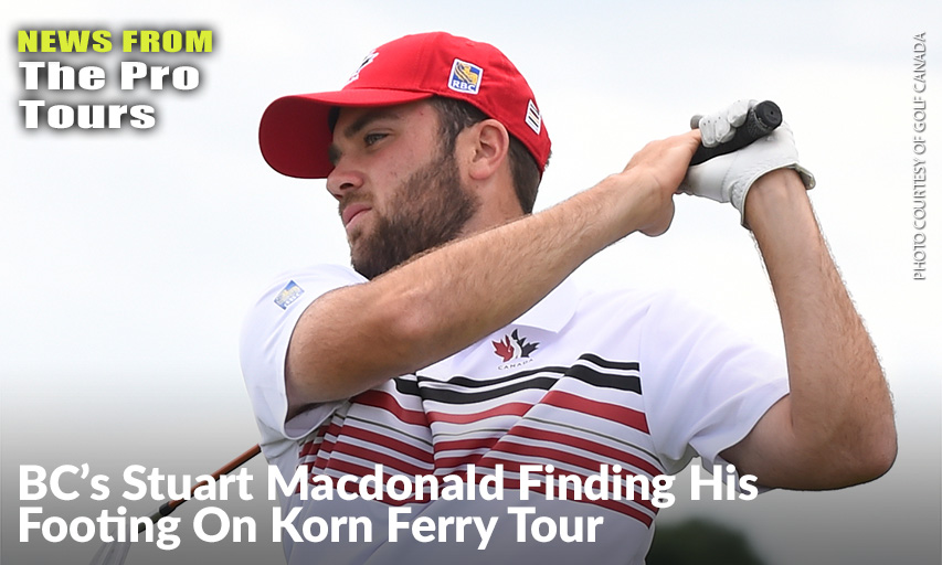 Vancouver Golf Professional Stuart Macdonald Recorded His Best-Ever Finish With A T27 At The Utah Championship Improving His Exempt Status. Stuart Macdonald