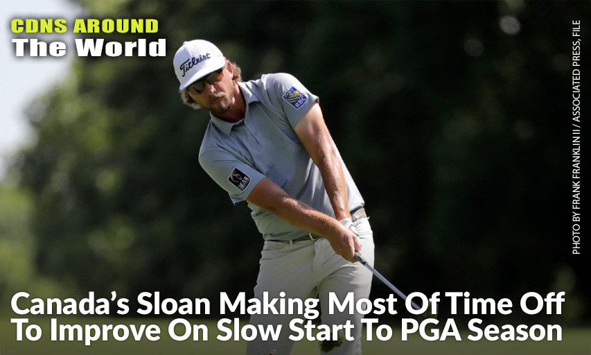 Roger Sloan Hits A Shot On The 14th Fairway During The Second Round Of The 2020 Travelers Championship. Roger Sloan