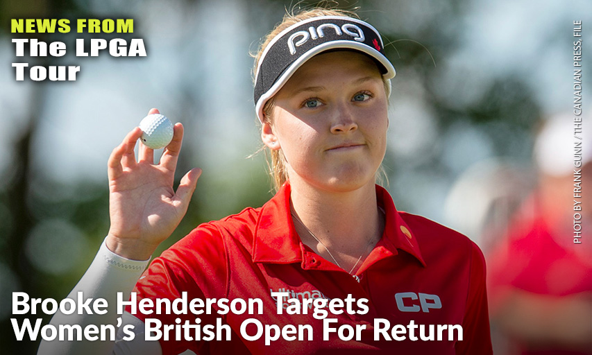Brooke Henderson Waves After Putting Out On The 18th Green In The Final Round Of The 2019 CP Women's Open. Brooke Henderson