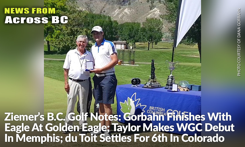 Kaleb Gorbahn Was The 2018 BC Amateur Silver Medallist. Kaleb Gorbahn