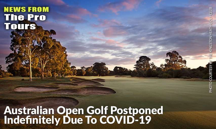 The Tournament Was Scheduled For Kingston Heath Golf Club In Melbourne. Kingston Heath Golf Club