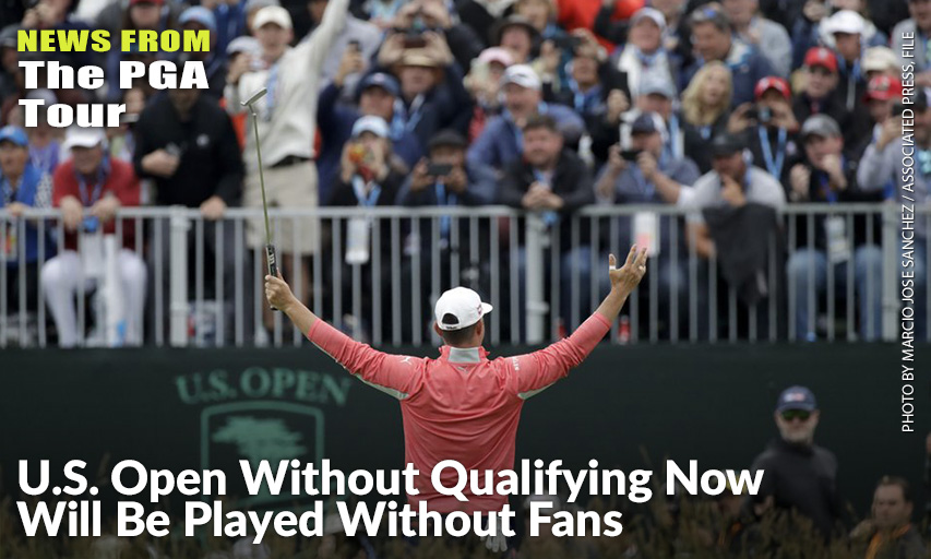 Gary Woodland Celebrates In Front Of Fans After Winning The 2019 U.S. Open. The USGA Announced That No Fans Will Be Allowed At Winged Foot For The 2020 U.S Open, Noting That The Decision Was Based On Health And Safety Concerns From The COVID-19 Pandemic. Gary Woodland