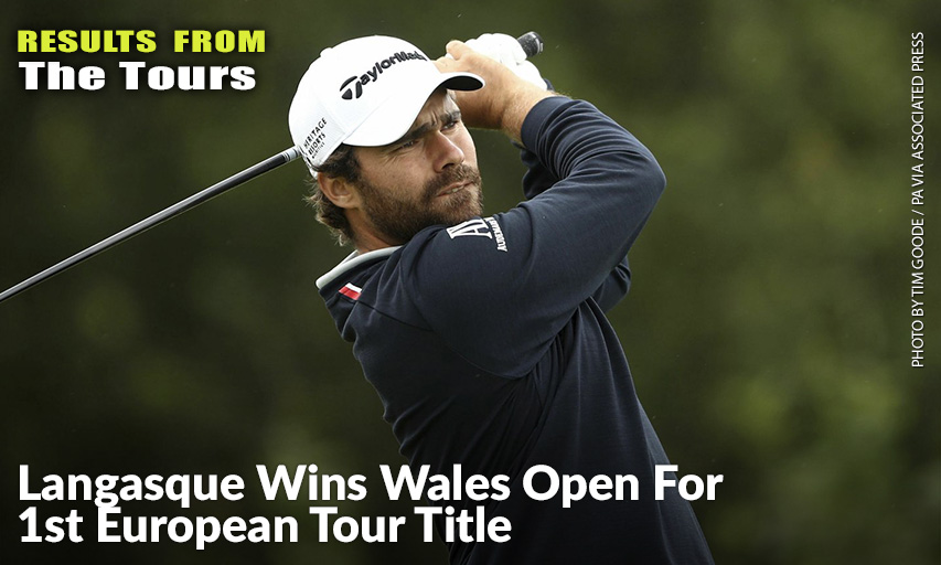 France's Romain Langasque On The 11th During Day Four Of The Wales Open. Romain Langasque