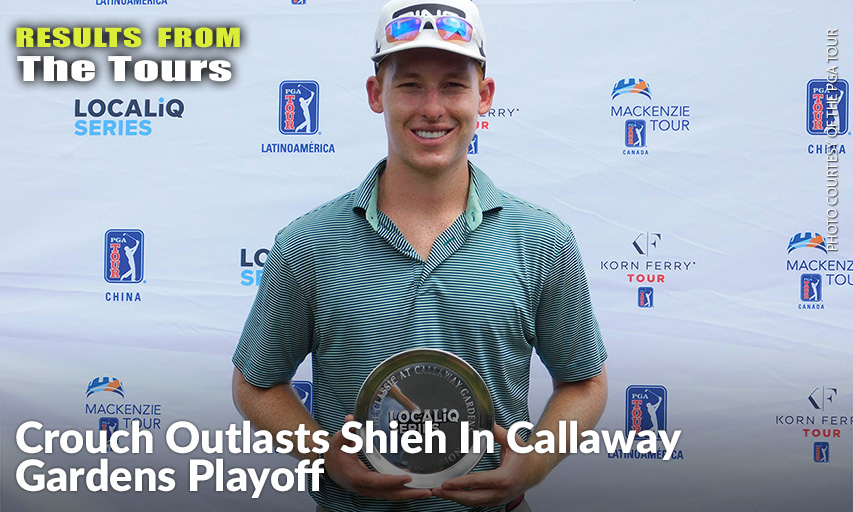 Stoney Crouch Birdied The Third Hole Of A Sudden Death Playoff To Secure The Victory At Callaway Gardens. Stoney Crouch
