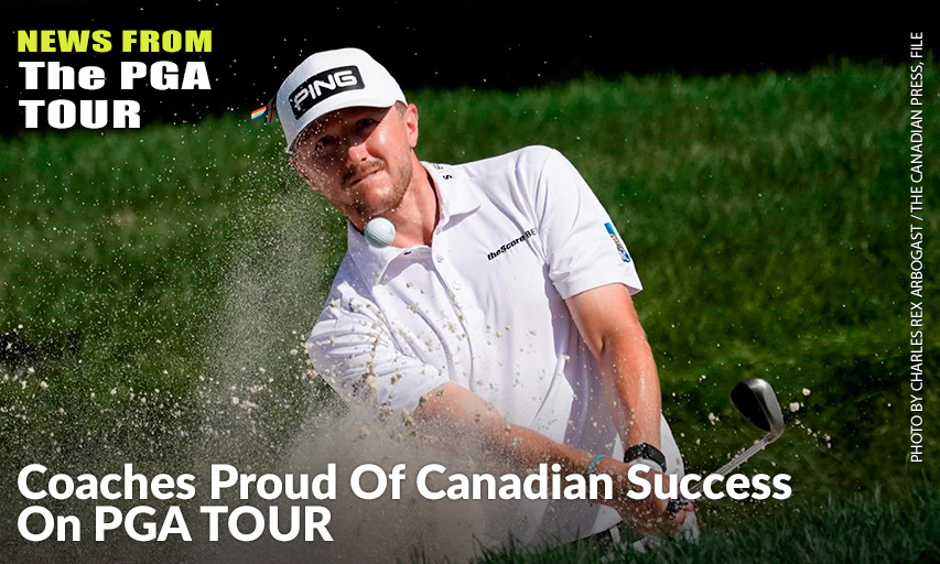 Mackenzie Hughes During The Second Round Of The 2020 BMW Championship. Mackenzie Hughes