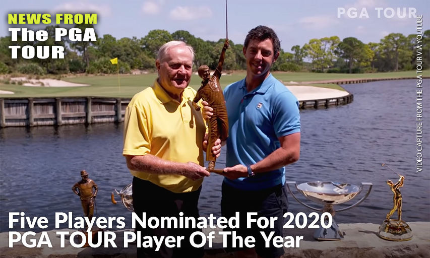Rory McIlroy Was Named The 2019 PGA TOUR Player Of The Year For The 2018-19 Season. Rory McIlroy 2019 PGA TOUR Player of the Year