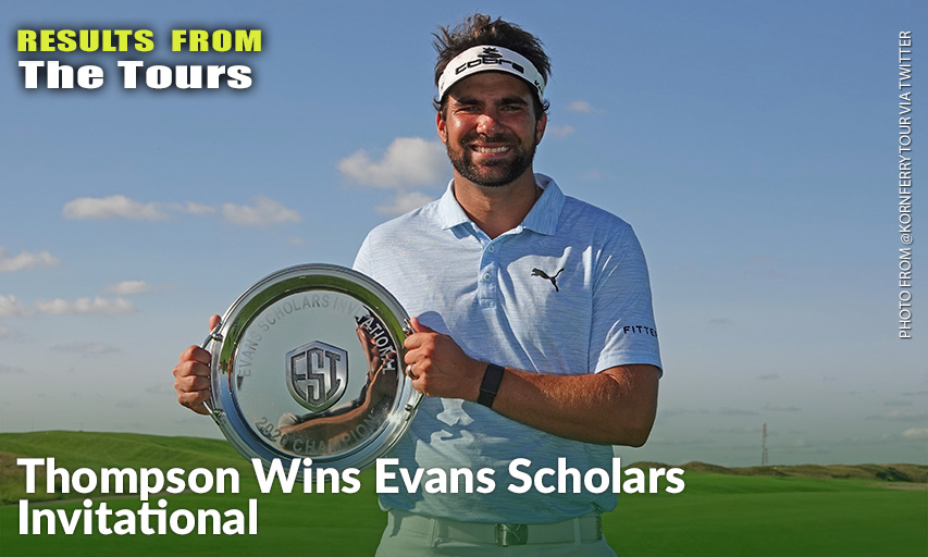 The Picture-Perfect Weather During The Final Round After A Rain-Soaked Week Was An Apt Finish For Curtis Thompson After Working His Way Back Through The Ranks Of Pro Golf. Curtis Thompson