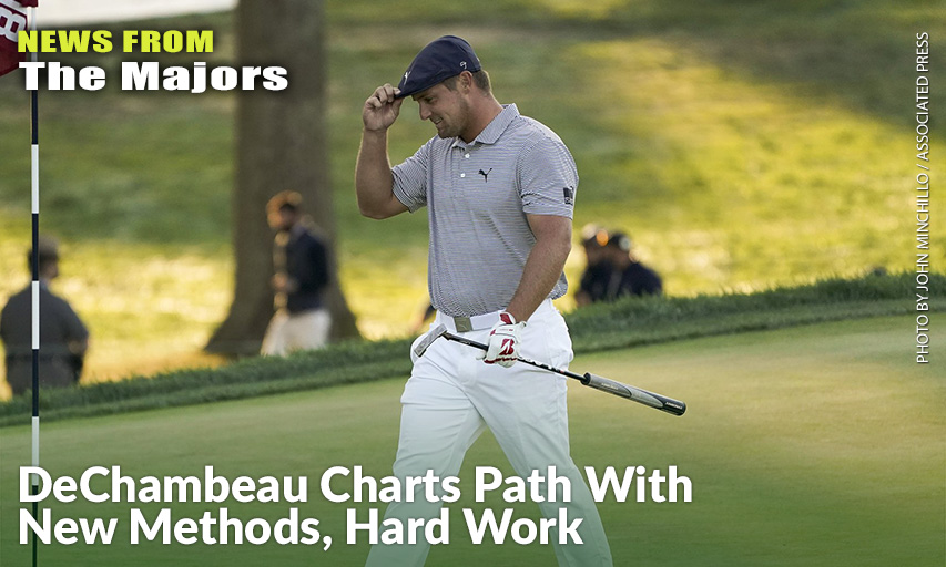 Bryson DeChambeau Walks Up To The 18th Green During The Final Round Of The 2020 U.S. Open. DeChambeau Charts Path With New Methods, Hard Work