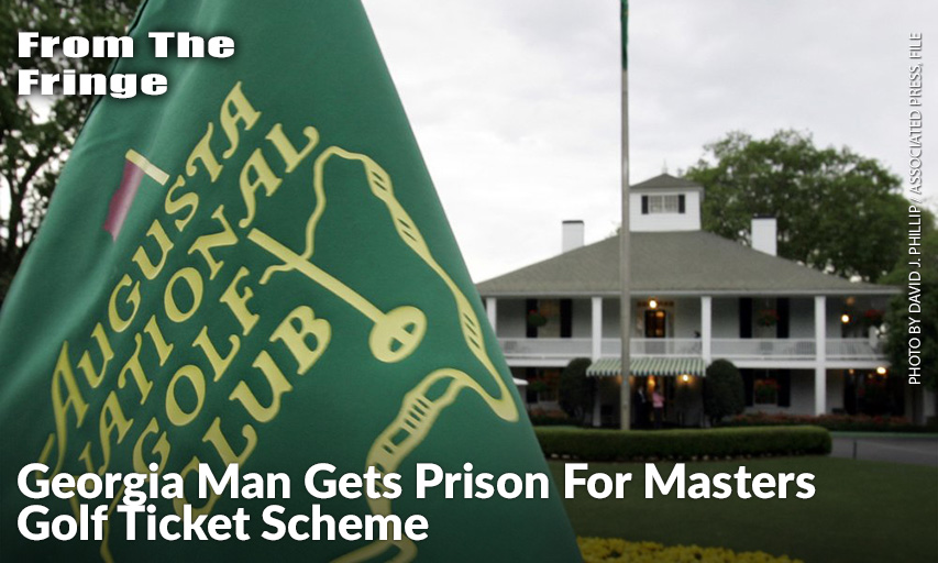 Cloudy Skies Appear Above The Clubhouse At The Augusta National Golf Club.