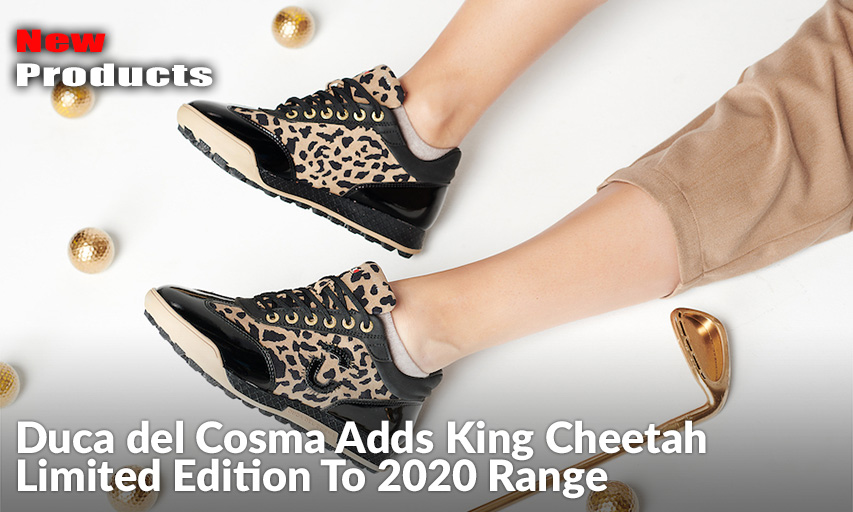 Animal Print Golf Shoes Linked To Conservation Efforts For Africa’s Fastest & Rarest Cat.
