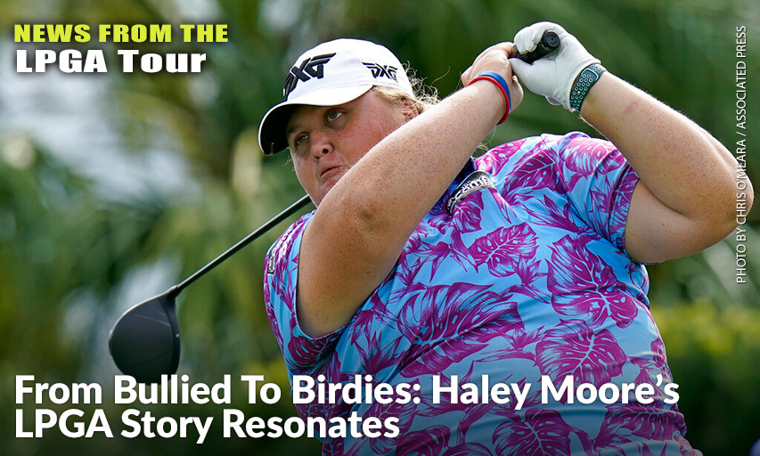 Haley Moore Tees Off On The First Hole During The First Round Of The LPGA Pelican Women's Championship. Haley Moore