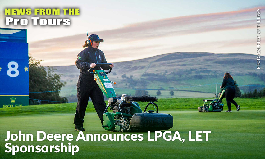 John Deere Equipment At Work On The PGA Centenary Course During The 2019 Solheim Cup At Gleneagles In Scotland.