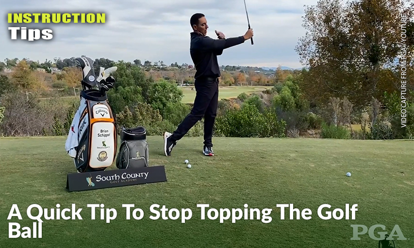 "Keep Your Head Down..." Every Golfer Has Heard The Phrase, But PGA Coach Brian Schippel Has A Different Theory — Eye On The Ball.