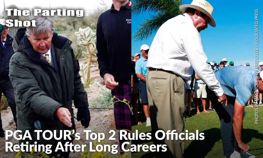 PGA Rules Officials Mark Russell (L) & Slugger White (R) Retire After Four Decades As Tour Rules Officials.