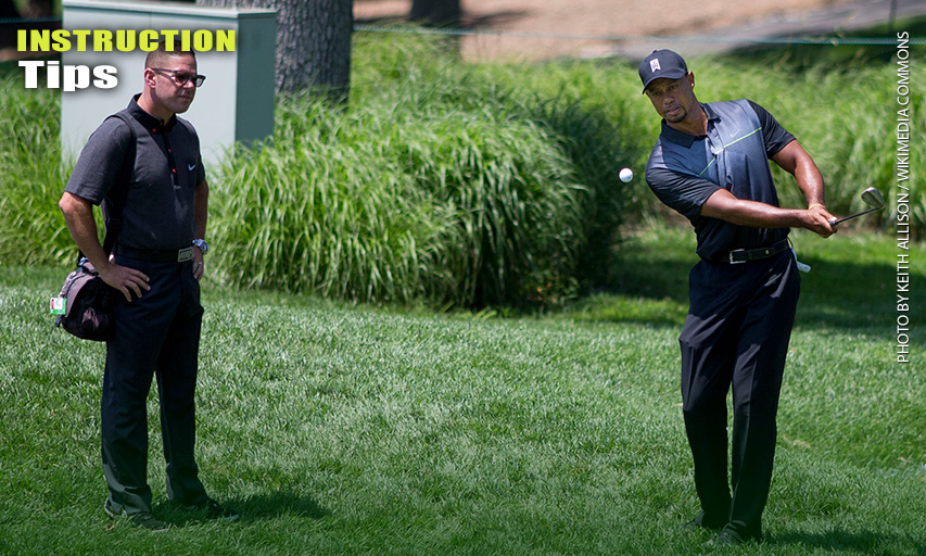 Sean Foley with Tiger Woods