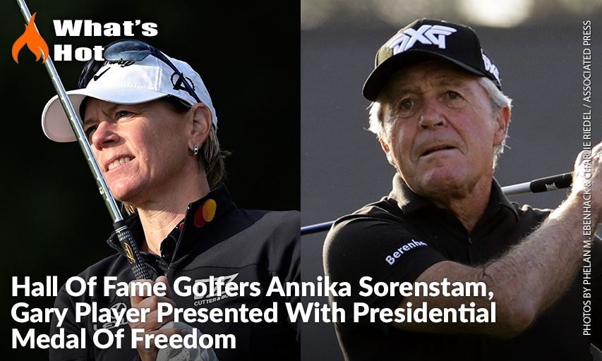 Annika Sorenstam & Gary Player Annika Sorenstam & Gary Player