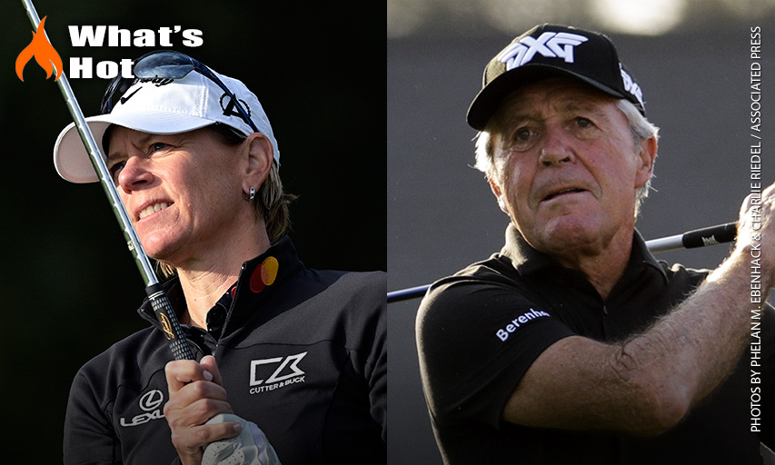 Annika Sorenstam & Gary Player