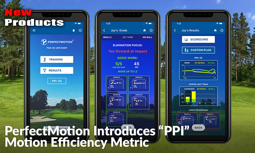 Upgraded App Now Includes PerfectMotion® Performance Index To Track Improvement
