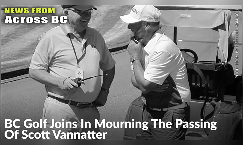 Scott Vannatter (L) Is Seen Here With Fellow Volunteer Ray Flynn. Scott Was A Long Time Volunteer & Rules Official For BC Golf. Scott Vannatter