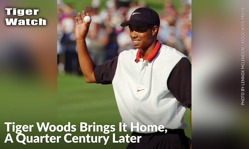Twenty-Five Years Ago, Tiger Woods Won For The First Time On The PGA TOUR At The 1996 Las Vegas Invitational, Changing Golf Forever. Tiger Woods