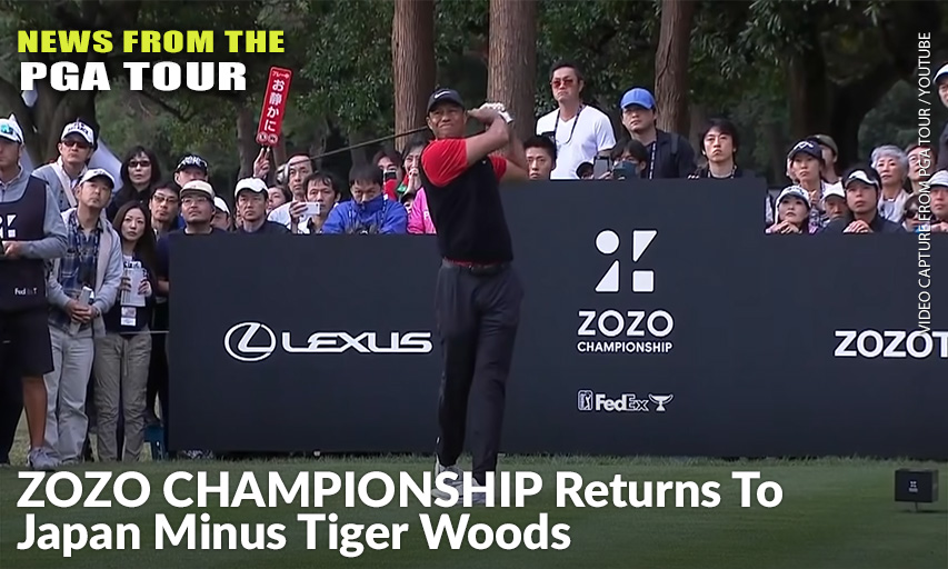 Tiger Woods During The Final Round Of The 2019 ZOZO CHAMPIONSHIP Where He Recorded His 82nd PGA TOUR Victory. Tiger Woods