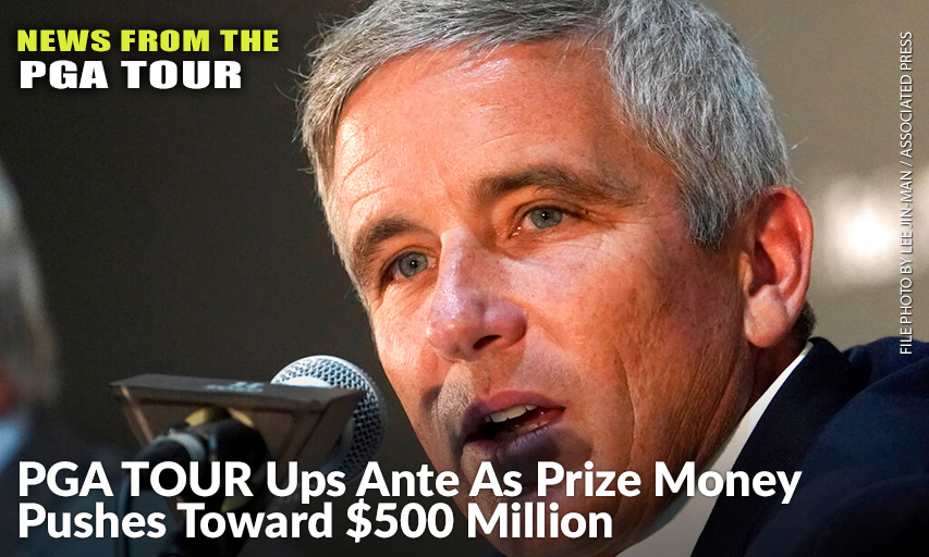 PGA TOUR Commissioner Jay Monahan Is Contemplating Plans To Increase Pay For Top Players, Mainly Through More Prize Money & Bonus Programs. PGA TOUR Commissioner Jay Monahan