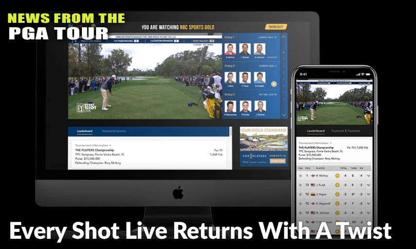 Live Streaming Of Every Shot Hit At THE PLAYERS Championship Will Return For 2021.