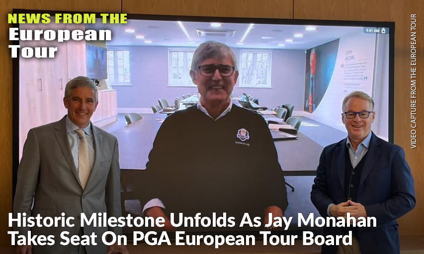 (From Left) Jay Monahan, David Williams, Keith Pelley