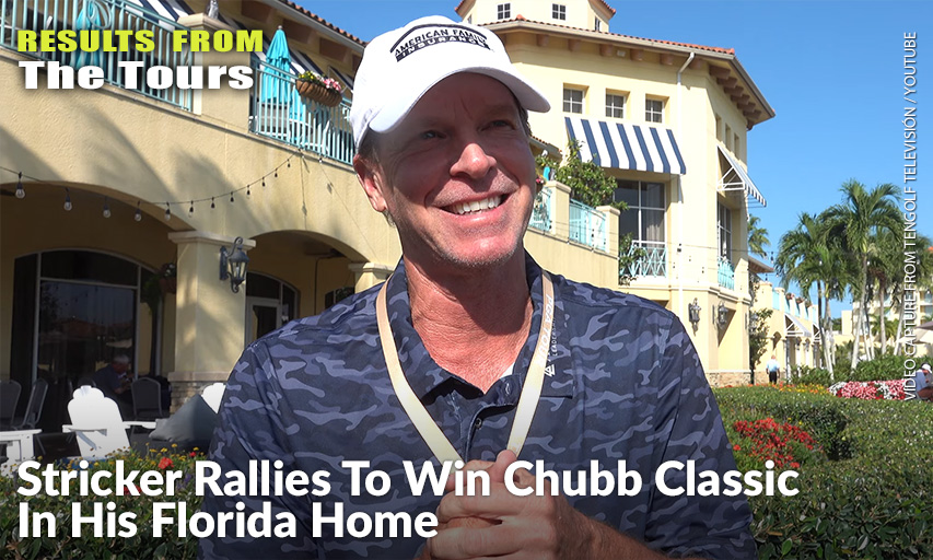 Steve Stricker wins Chubb Classic