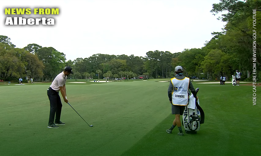 Corey Conners and caddie Danny Sahl