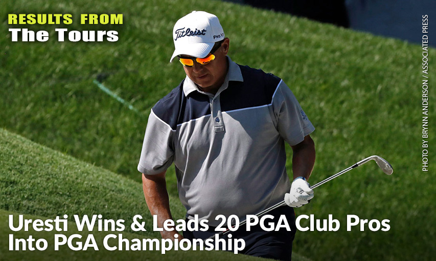 Omar Uresti During A Practice Round For The PGA Championship At Bellerive Country Club. Omar Uresti