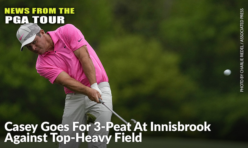 Paul Casey Hits On The 12th Hole During The Second Round Of The 2021 Masters.