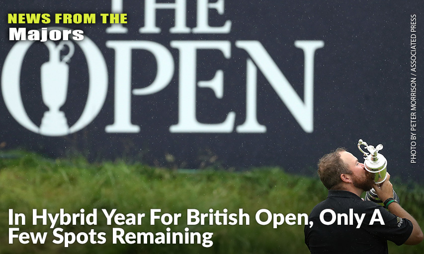 Ireland's Shane Lowry Holds And Kisses The Claret Jug Trophy On The 18th Green As He Poses For The Crowd And Media After Winning The 2019 British Open.