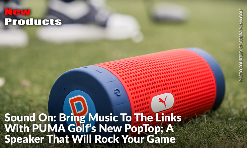 PUMA Golf & Speaqua Sound Co. Launching Their Second Speaker Collab, A Versatile Bluetooth Speaker, Delivering Tunes To The Golf Course, The Beach, Or Wherever The Music Takes You.