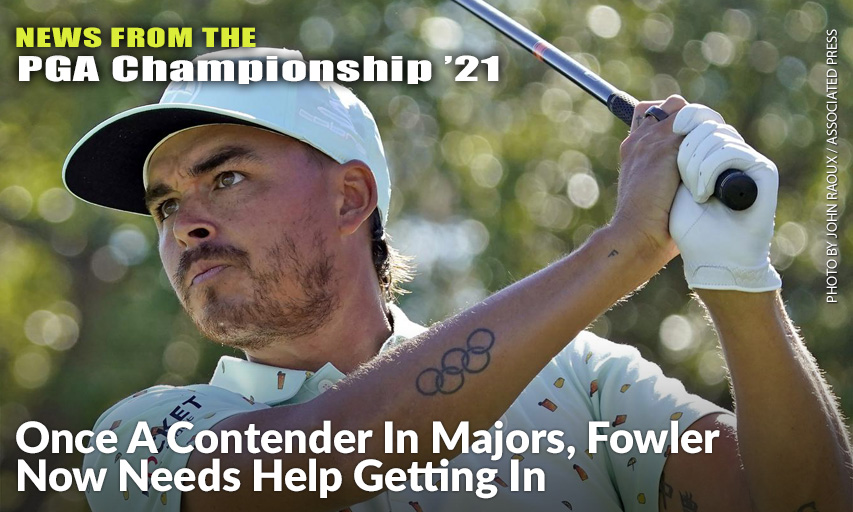 Rickie Fowler Watches His Tee Shot On The 11th Hole During The First Round Of The 2021 Arnold Palmer Invitational. Fowler Goes Into The PGA Championship In The Most Pronounced Slump Of His Career. Rickie Fowler