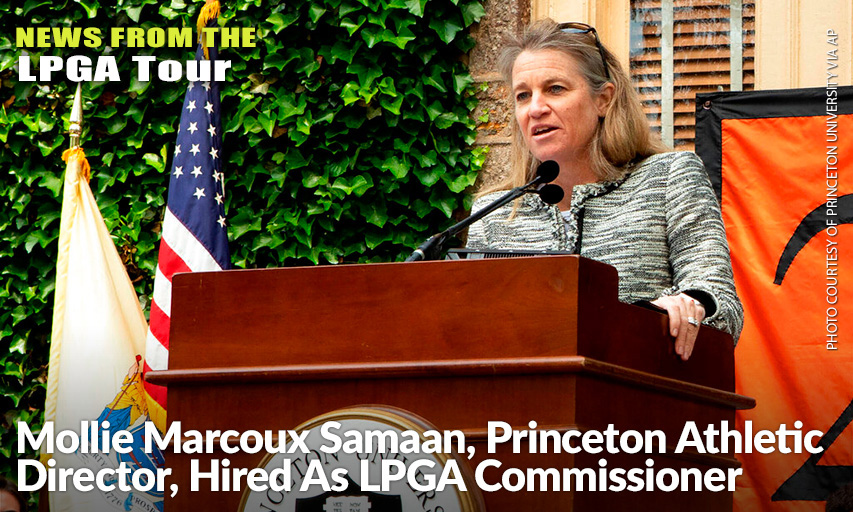 Princeton Athletics Director Mollie Marcoux Samaan Announcing Awards For Members Of The Senior Class At The 2019 Class Day Ceremony In Princeton. The LPGA Tour Chose Samaan As Its Commissioner, The Second Woman To Lead The Tour Since Its Formation In 1950. The LPGA Said She Would Spend The Coming Months Transitioning From Princeton To The LPGA. Mollie Marcoux Samaan