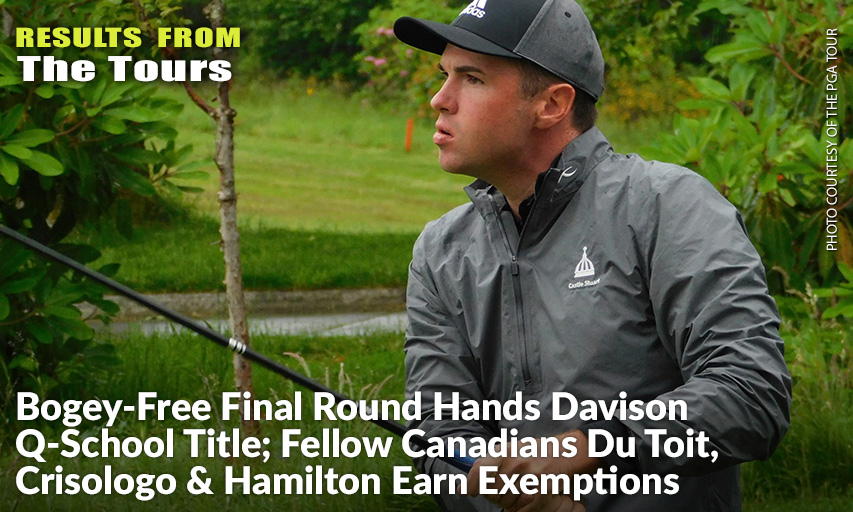 Davison Carded A Bogey-Free 67 Friday To Secure Medalist Honours By Two Shots. Callum Davison